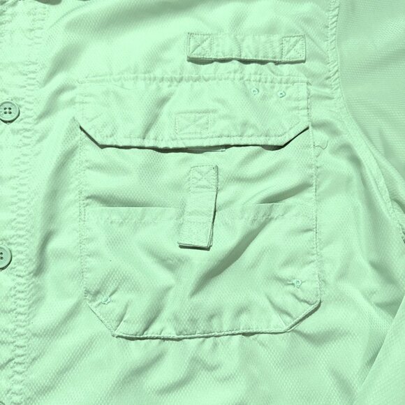 Guide Gear Men's shirt Large Green Long Sleeve Adventure Quick Dry - Picture 5 of 10